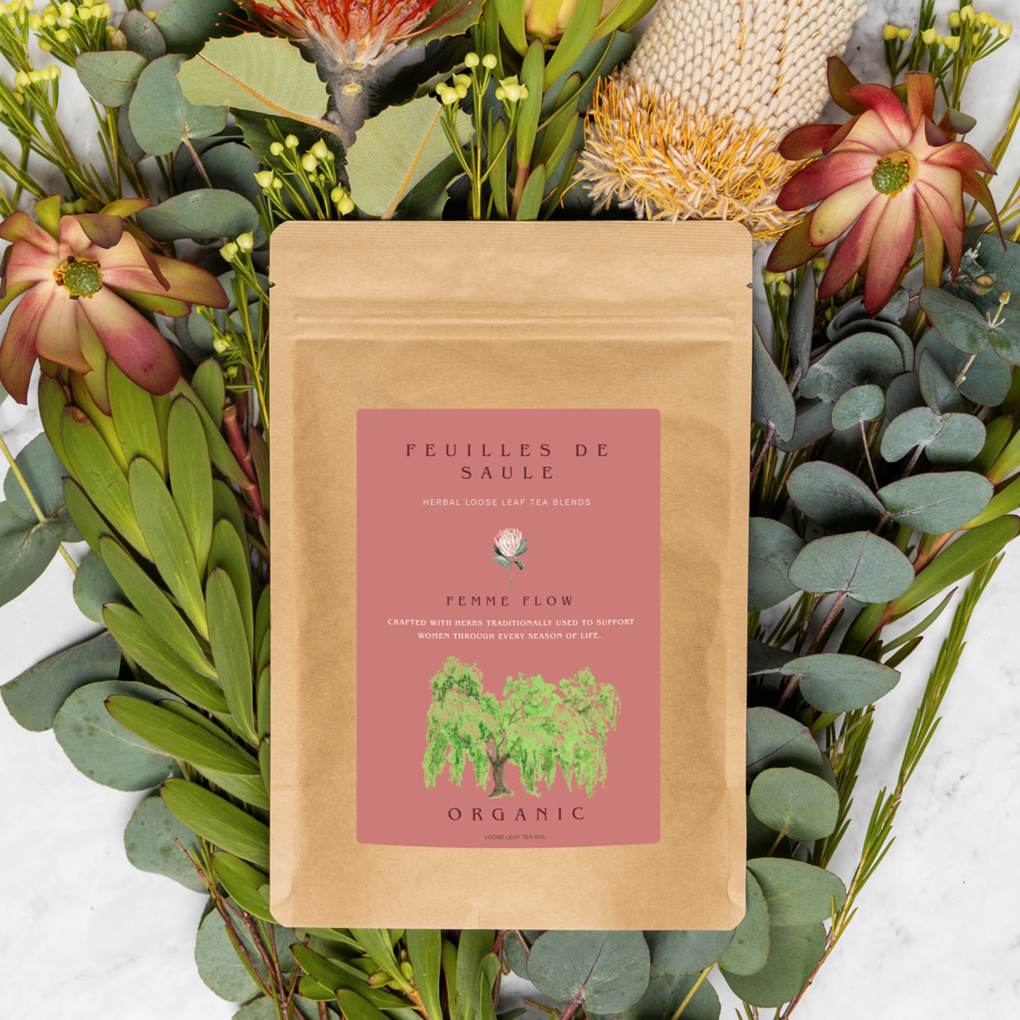 Women's Wellness Tea ft. Lady's Mantle and Nettle - Femme Flow