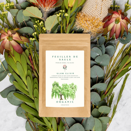 Radiant Skin Tea ft. Lemon Myrtle, Nettle Leaf and Liquorice - Glow Elixir