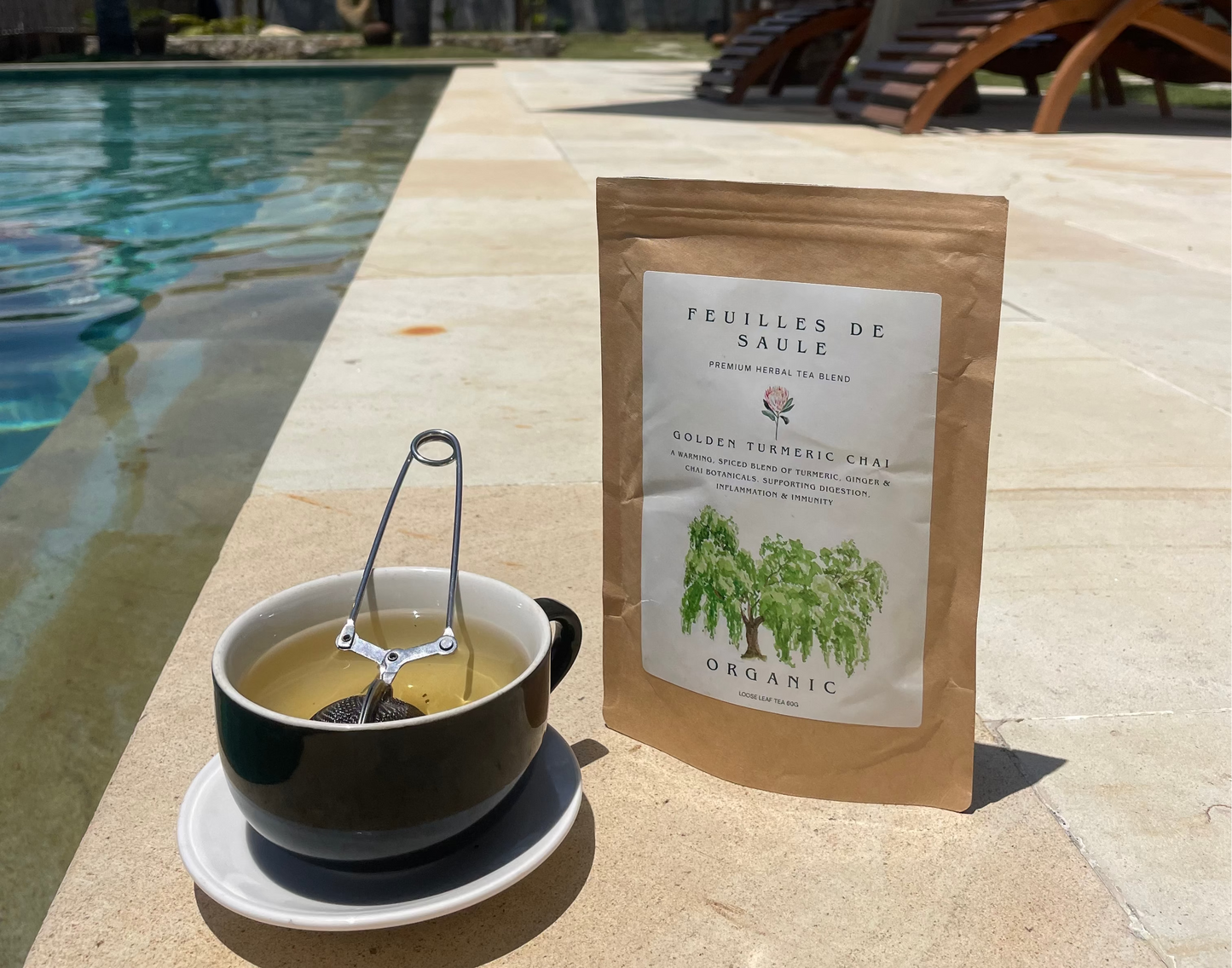 Golden Turmeric Chai Tea - Warming, Spiced Infusion